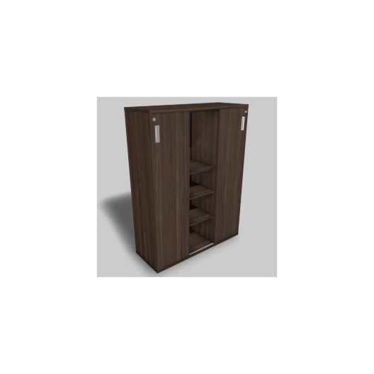 Armário alto com 2 portas de correr e 1 vão central