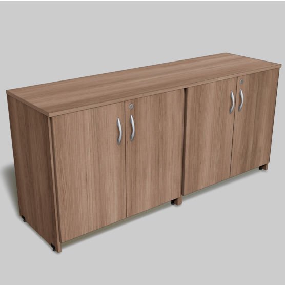 Armário baixo 4 portas, tampo sobreposto